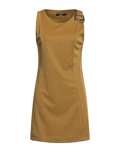 SISTE'S Kurzes Kleid Militärgrün 70% Viskose, 21% Polyester, 6% Polyamid, 3% Elastan