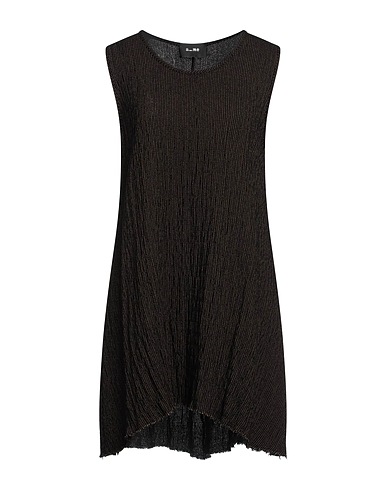 A_ME Short dress Black 57% Viscose, 41% Wool, 2% Elastane