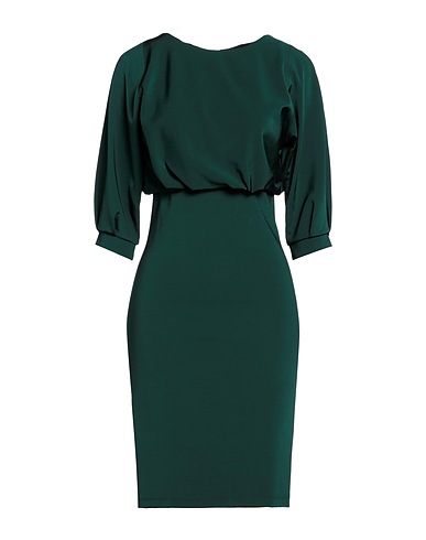 PINKO Sheath dress Dark green 50% Viscose, 42% Polyamide, 8% Elastane