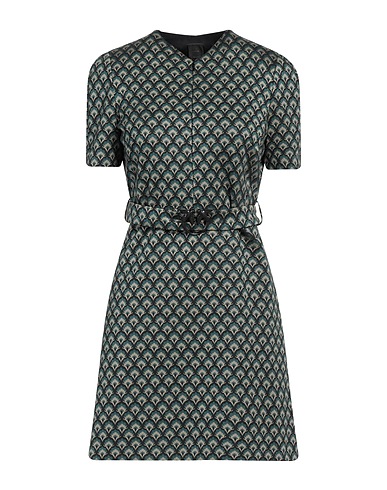 PINKO Short dress Deep teal 52% Polyester, 44% Viscose, 4% Elastane