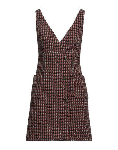 PINKO Kurzes Kleid Pflaume 35% Acryl, 32% Wolle, 30% Polyester, 2% Polyamid, 1% Andere Fasern