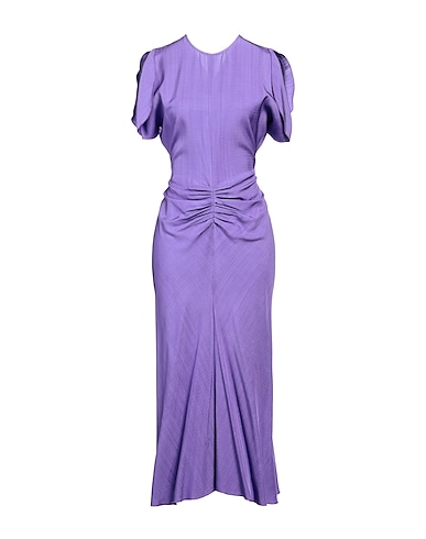 VICTORIA BECKHAM Elegant dress Purple 100% Viscose