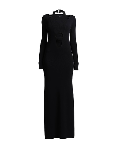 BCBGMAXAZRIA Long dress Black 80% Viscose, 20% Nylon