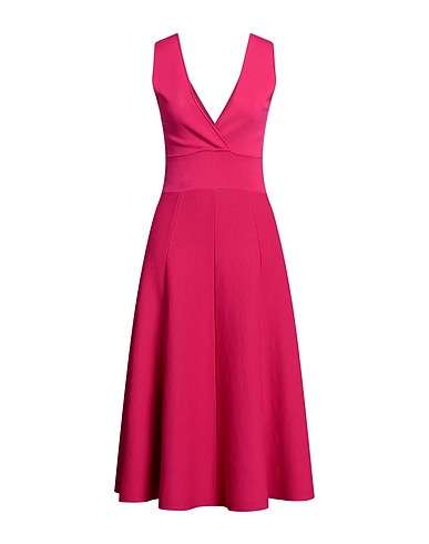 P.A.R.O.S.H. Vestito midi Fucsia 68% Viscosa, 32% Poliammide