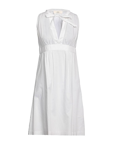 GRIFONI Short dress White 100% Cotton