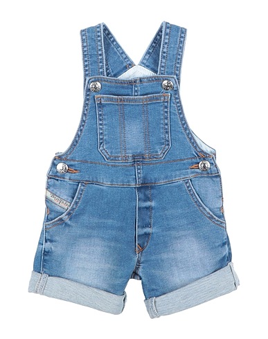 DIESEL Baby jumpsuit  Blue 89% Cotton, 9% Polyester, 2% Elastane