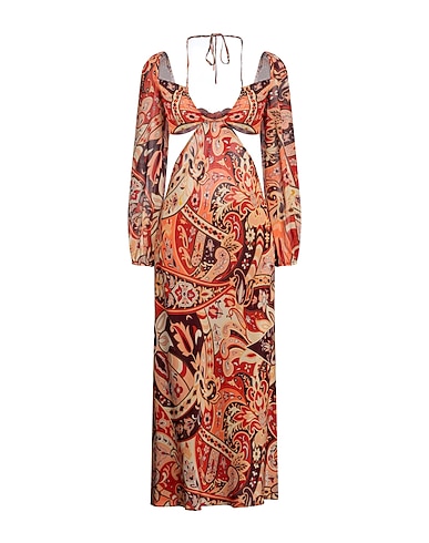 RIXO Midi dress 100% Viscose, Silk