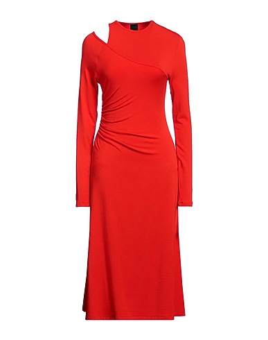 PINKO DRESSES Coral 67% Viscose, 28% Virgin Wool, 5% Elastane