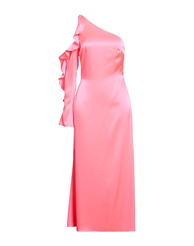 DAVID KOMA Midi dress Fuchsia 78% Triacetate, 22% Polyester