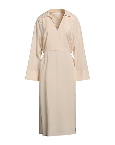 SAMSØE Φ SAMSØE Midi dress Beige 100% Tencel™ Lyocell