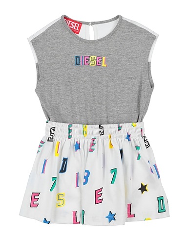 DIESEL Vestido para bebé  Light grey 100% Cotton