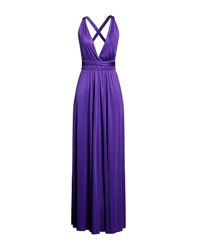 P.A.R.O.S.H. Long dress Purple 80% Acetate, 20% Polyester