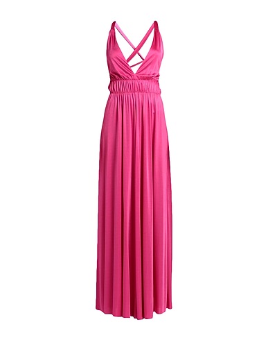 P.A.R.O.S.H. Long dress Fuchsia 80% Acetate, 20% Polyester