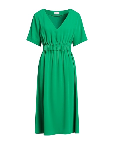 P.A.R.O.S.H. Midi dress Green 100% Polyester