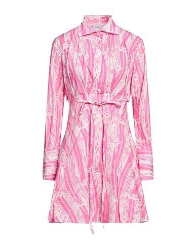 PATOU Short dress Fuchsia 100% Cotton
