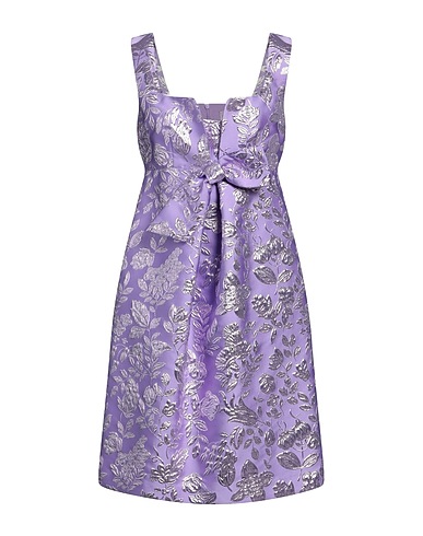 P.A.R.O.S.H. Short dress Mauve 63% Polyester, 23% Polyamide, 14% Metallic fiber