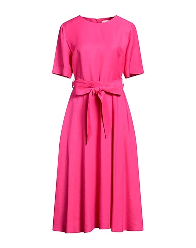 P.A.R.O.S.H. Vestito da ufficio Fucsia 72% Viscosa, 28% Lino