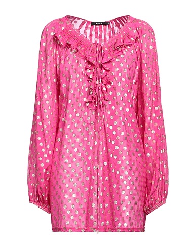 AMEN Minivestido Fucsia 80% Viscosa, 20% Poliéster metalizado