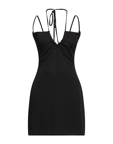 P.A.R.O.S.H. Kurzes Kleid Schwarz 97% Polyester, 3% Elastan
