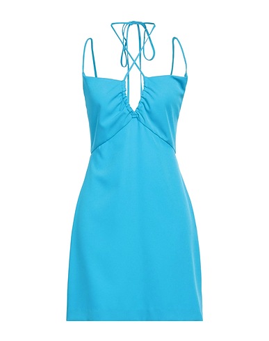 P.A.R.O.S.H. Elegant dress Azure 97% Polyester, 3% Elastane