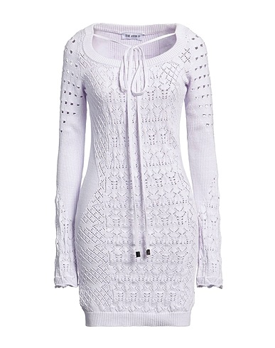 THE ATTICO Short dress Lilac 74% Cotton, 26% Polyamide