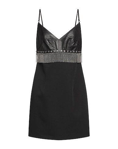 GIL SANTUCCI Short dress 89% Polyester, 11% Elastane, Lambskin