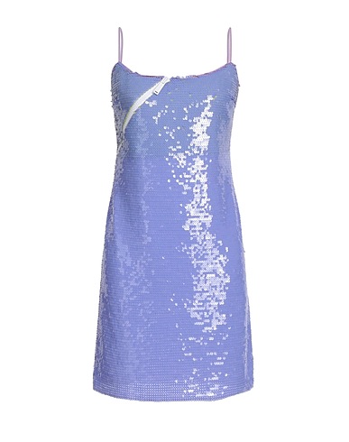DSQUARED2 Sequin dress Lilac 100% Polyamide, Polyester