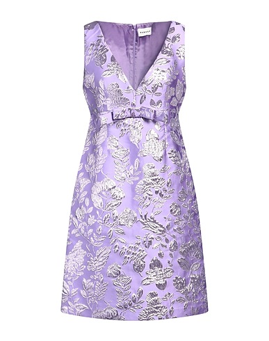 P.A.R.O.S.H. Vestito corto Lilla 63% Poliestere, 23% Poliammide, 14% Fibra di metallo