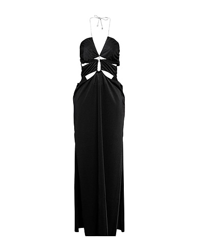 4GIVENESS Vestito lungo Nero 80% Poliammide, 20% Elastan