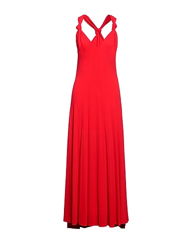 BCBGMAXAZRIA Robe longue Rouge 100% Viscose