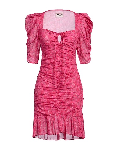 MARANT ÉTOILE Short dress Fuchsia 100% Cotton