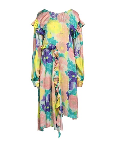 REMAIN BIRGER CHRISTENSEN Midi-Kleid Grün 100% Recyceltes Polyester