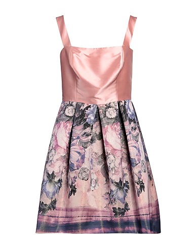 CAILAN'D Robe courte Rose 75% Polyester, 25% Soie