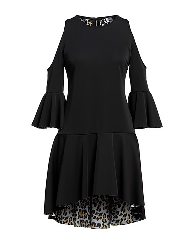 GIL SANTUCCI Short dress Black 94% Polyester, 6% Elastane