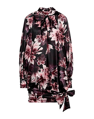 W LES FEMMES by BABYLON Minivestido Negro 97% Poliamida, 3% Elastán
