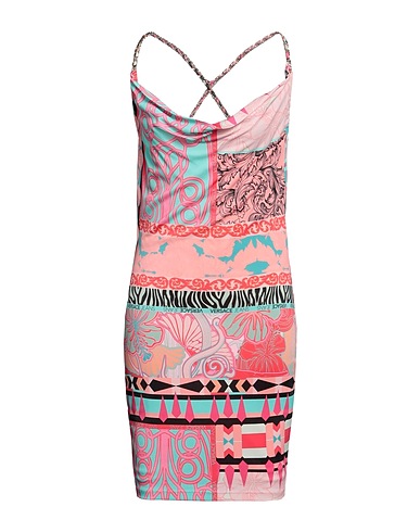 VERSACE JEANS Robe courte Rose 100% Viscose