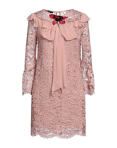 W LES FEMMES by BABYLON Short dress Pink 100% Polyamide