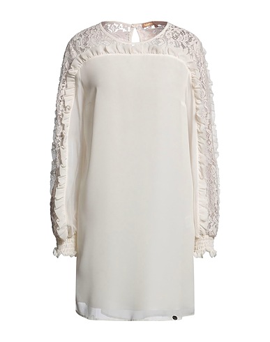EUREKA by BABYLON Short dress Ivory 100% Polyester