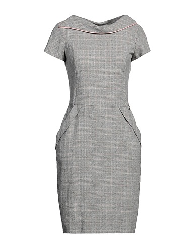 BYBLOS Short dress 70% Viscose, 22% Virgin Wool, 7% Wool, 1% Elastane