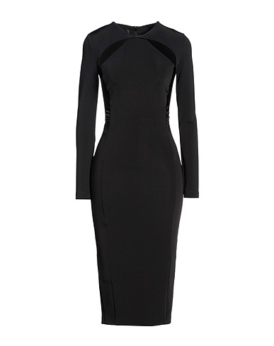PINKO Elegant dress Black 50% Viscose, 42% Polyamide, 8% Elastane