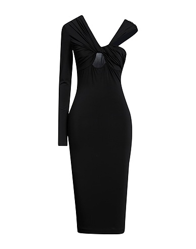 NENSI DOJAKA Robe d’été Noir 91% Viscose, 9% Élasthanne