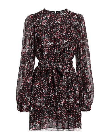 AMEN Short dress Black 100% Silk