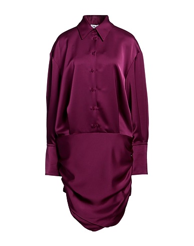 THE ATTICO Shirt dress Plum 100% Polyester