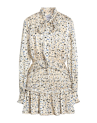 SABINA MUSÁYEV Short dress Cream 100% Polyester
