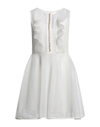GIL SANTUCCI Short dress White 100% Polyester