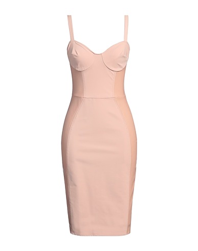 ELISABETTA FRANCHI Short dress Blush 86% Polyamide, 14% Elastane, Polyester, Polyurethane coated