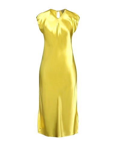 FORTE_FORTE Vestito elegante Giallo 100% Viscosa