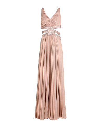 FOREVER UNIQUE Langes Kleid Hellrosa 100% Polyester
