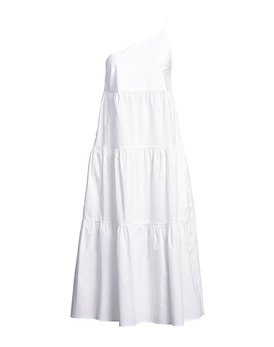 PATRIZIA PEPE Midi dress White 100% Cotton