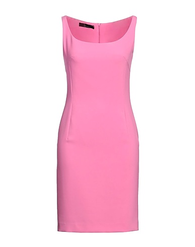 TWELVE-T Vestito corto Rosa 91% Poliestere, 9% Elastan